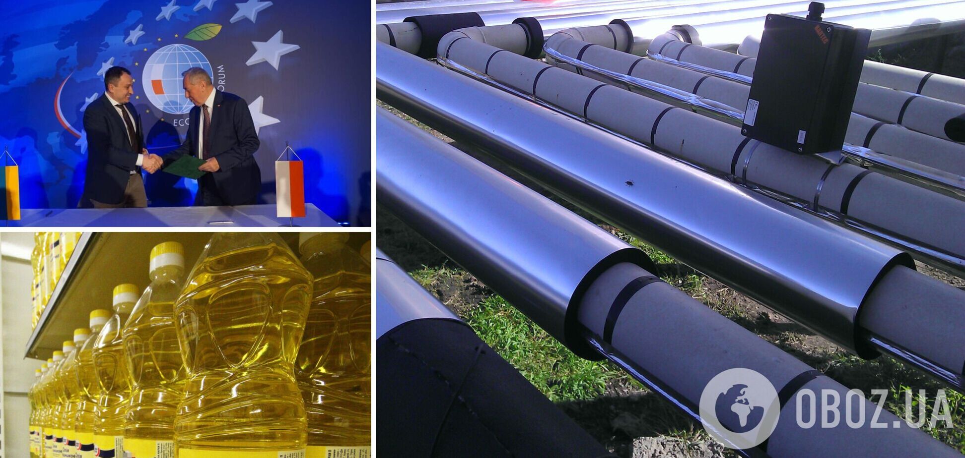 Украина будет поставлять в Польшу растительные масла по специальному трубопроводу