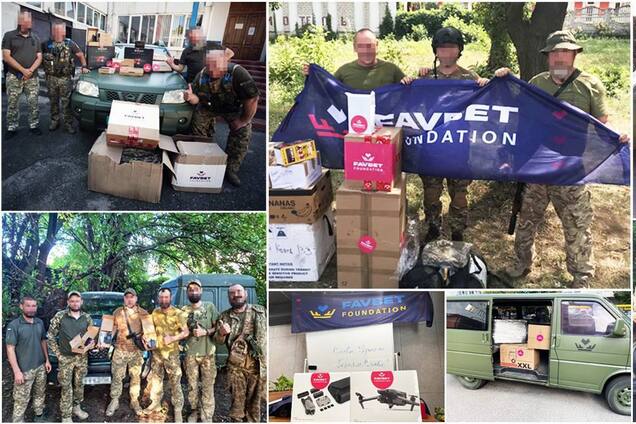 Внедорожники, средства связи и разведки: Favbet увеличил помощь ВСУ до 35 млн гривен