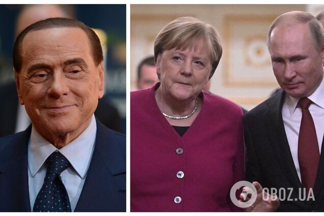 Берлусконі заявив, що разом з Меркель готовий стати посередником у переговорах з Путіним щодо війни в Україні