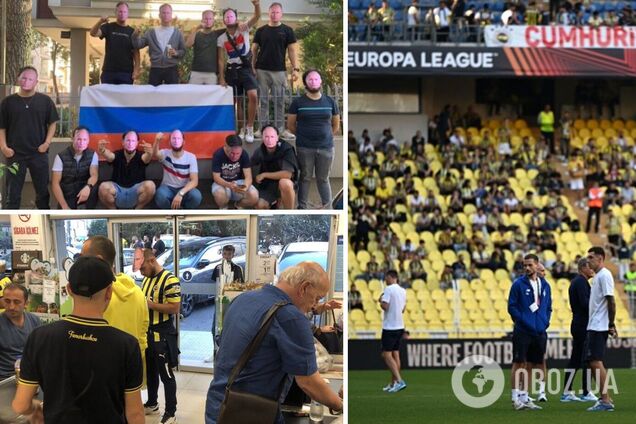 Турки устроили пророссийскую провокацию перед матчем 'Динамо' в Лиге Европы. Фотофакт