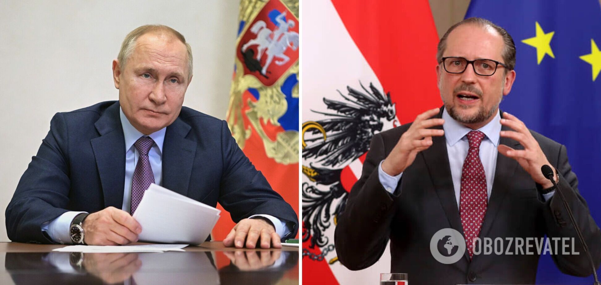 'Путін не хоче відступати': глава МЗС Австрії назвав головну мету РФ у війні проти України