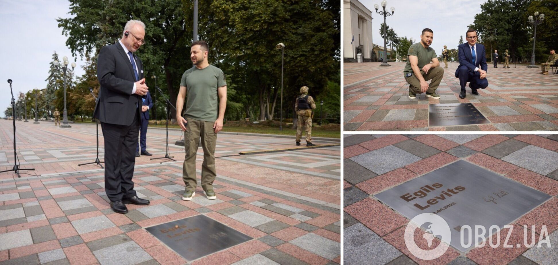 На Алеї Сміливості у Києві з'явилися нові таблички