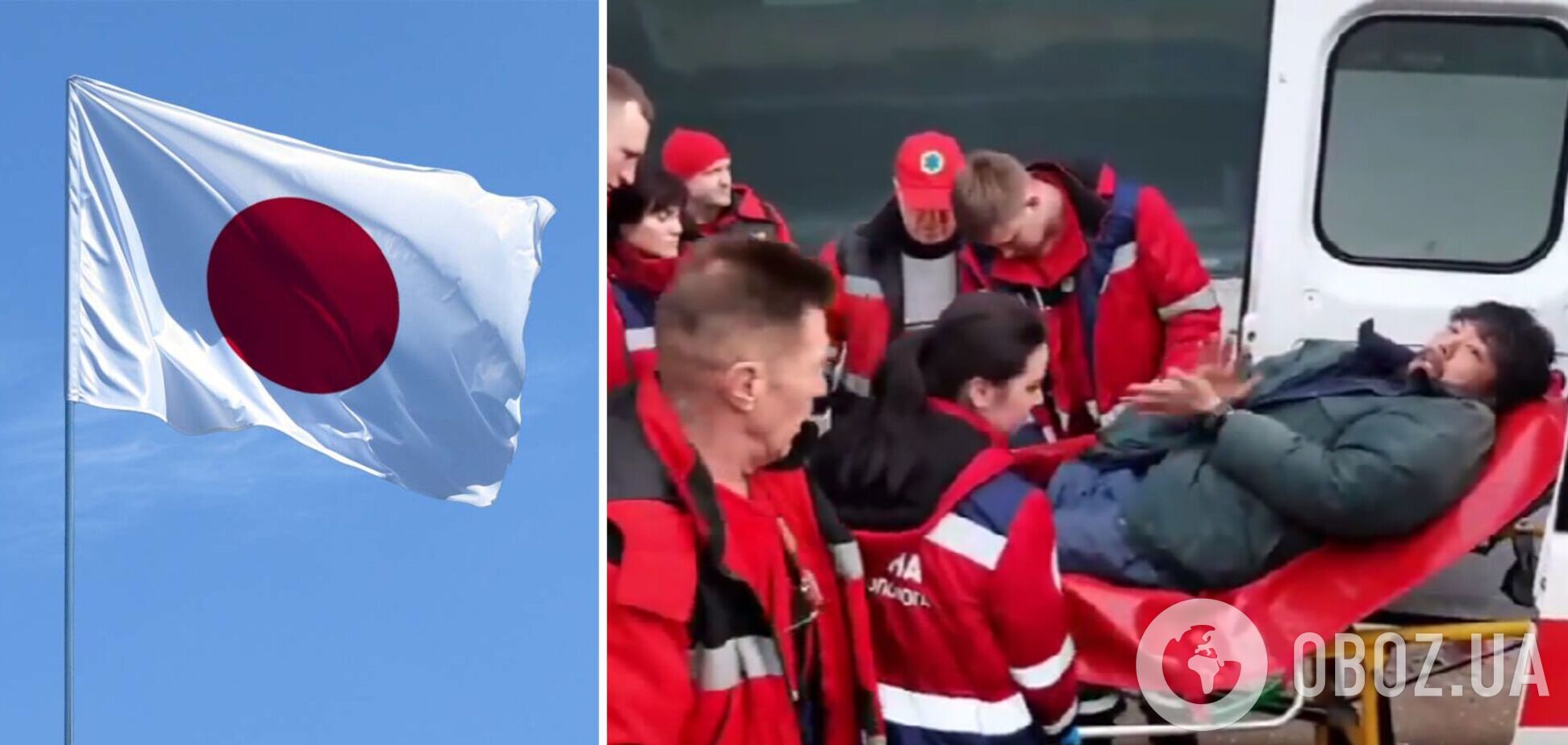 У посольстві Японії відреагували на поранення журналіста під час ракетної атаки РФ по Києву