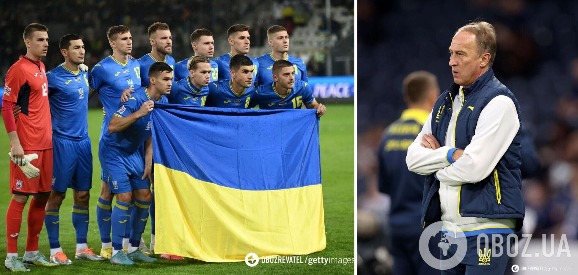 Сборная Украины по футболу осталась без главного тренера