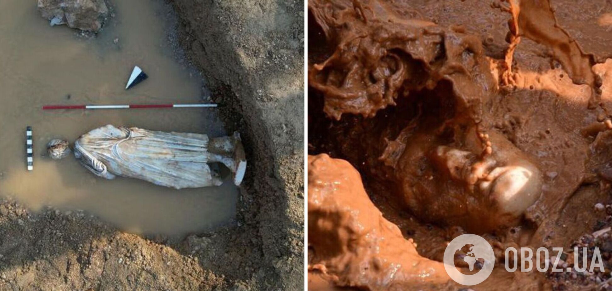 В Турции археологи обнаружили каменные головы античных богов, которым может быть до 2 тыс. лет. Фото