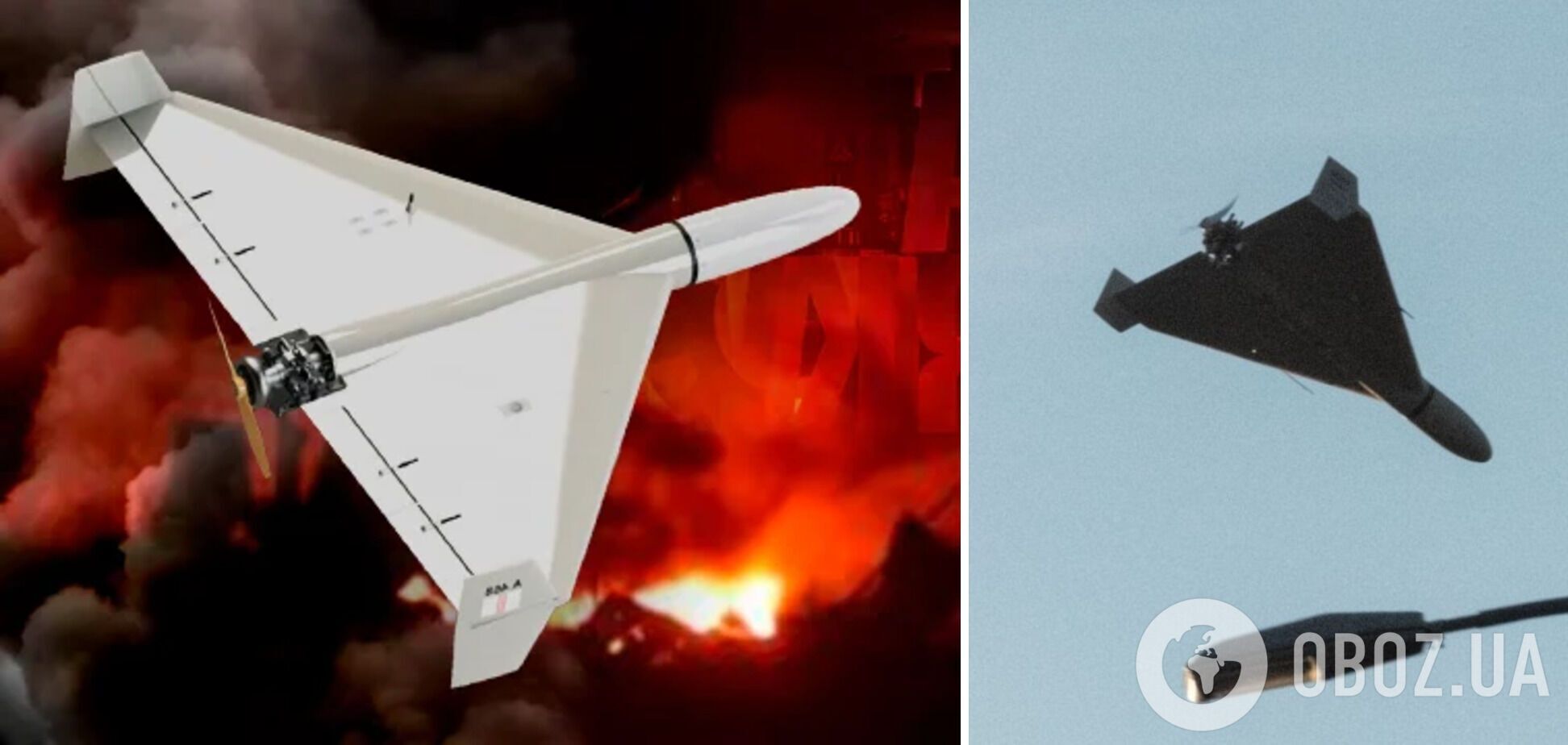 В полиции Киевской области показали, как распознать иранские дроны