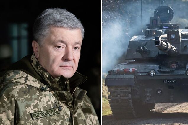Знаряддя наступу та звільнення своєї землі: Порошенко пояснив, для чого Україні потрібні британські танки