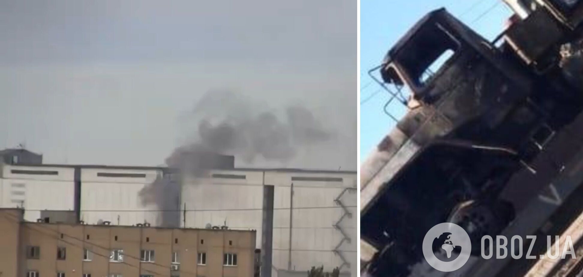 Склад БК детонировал всю ночь: оккупанты вывозят с завода в Мелитополе сгоревшую после 'бавовны' технику. Фото