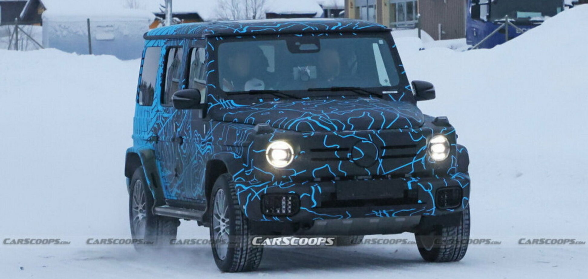 Электрическая версия легендарного G-Class замечена на тестах