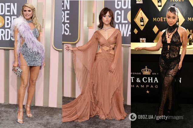 Хайди Клум, Селена Гомез и Дженна Ортега поразили фанатов на 'Золотом Глобусе': самые яркие и откровенные образы премии. Фото