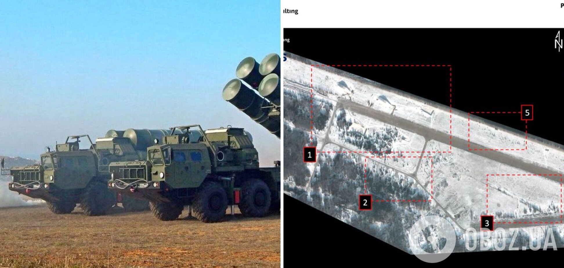 Росія стягнула дивізіон ЗРК С-300/400 і ЗРГК 'Панцир': з’явилися нові супутникові фото військового аеродрому в Зябровці