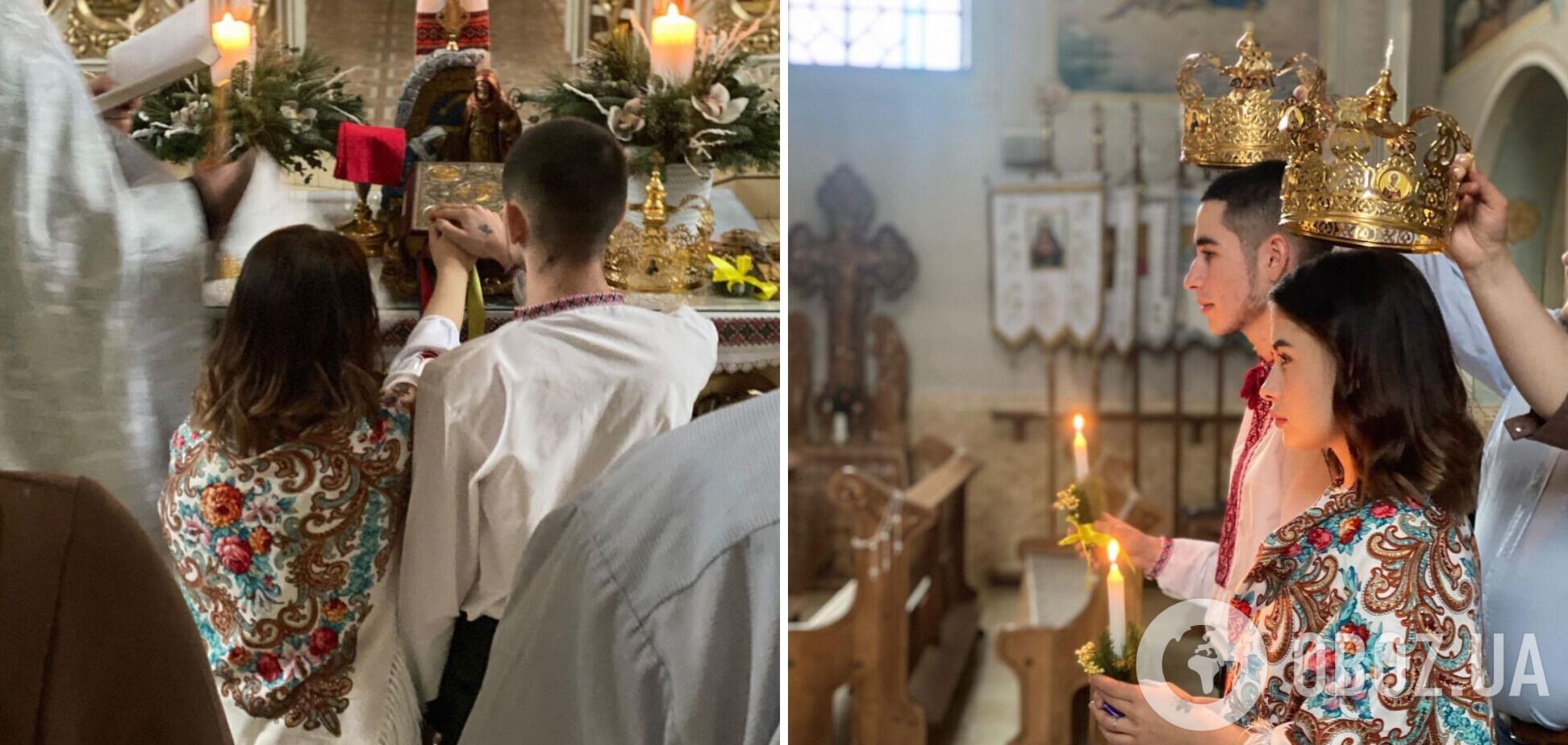 20-летний победитель 'Голоса страны' Роман Сасанчин обвенчался с женой: она объяснила, почему влюбленные дольше года решались