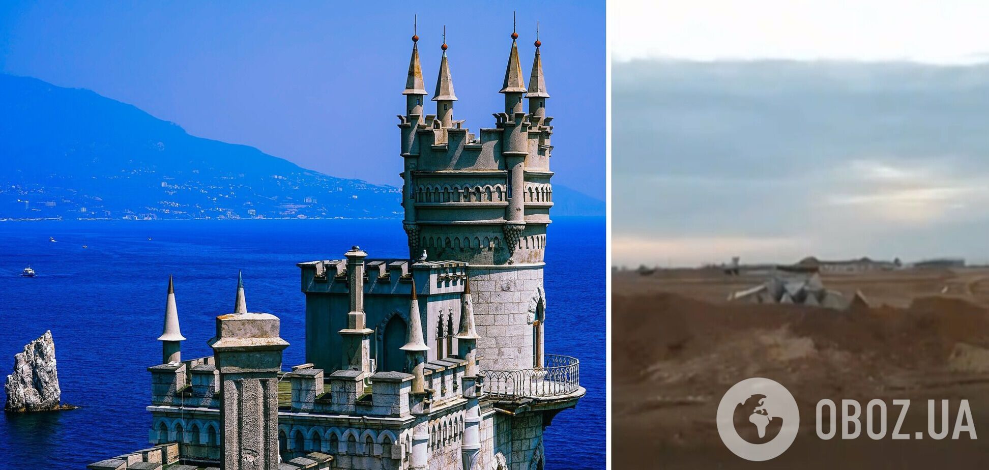 Біля аеродрому Бельбек у Криму окупанти почали рити окопи і встановлювати 'зуби дракона'. Відео