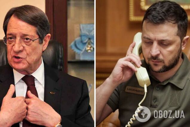 Зеленский обсудил с президентом Кипра усиление санкционного давления на Россию