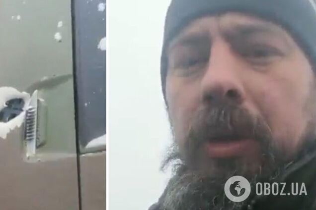 Оккупанты обстреляли авто волонтерской бригады медиков из Польши. Видео