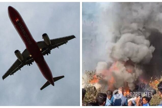 В Непале разбился пассажирский самолет: погибли почти 70 человек. Фото и видео