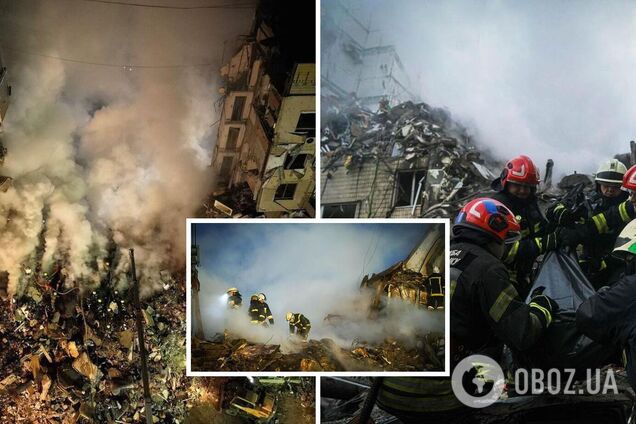 У Дніпрі загинули 25 осіб: Зеленський показав страшні кадри