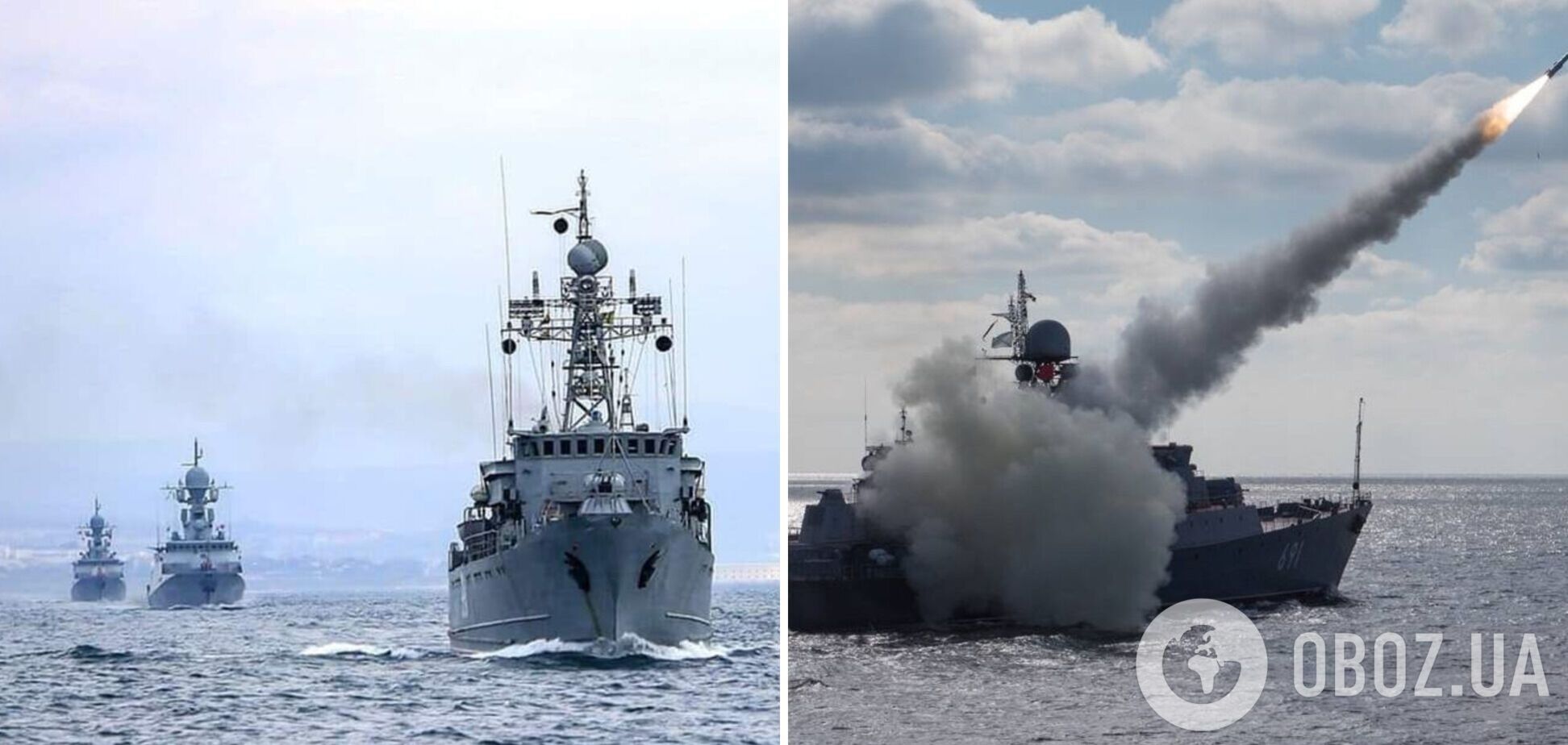 РФ збільшила корабельне угруповання у Чорному морі 