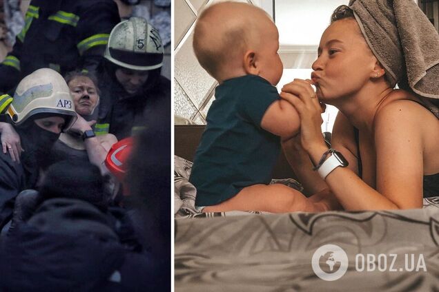 Не кликала на допомогу, бо глуха, під завалами її 1-річна дитина: з’явилися нові деталі про врятовану в Дніпрі жінку