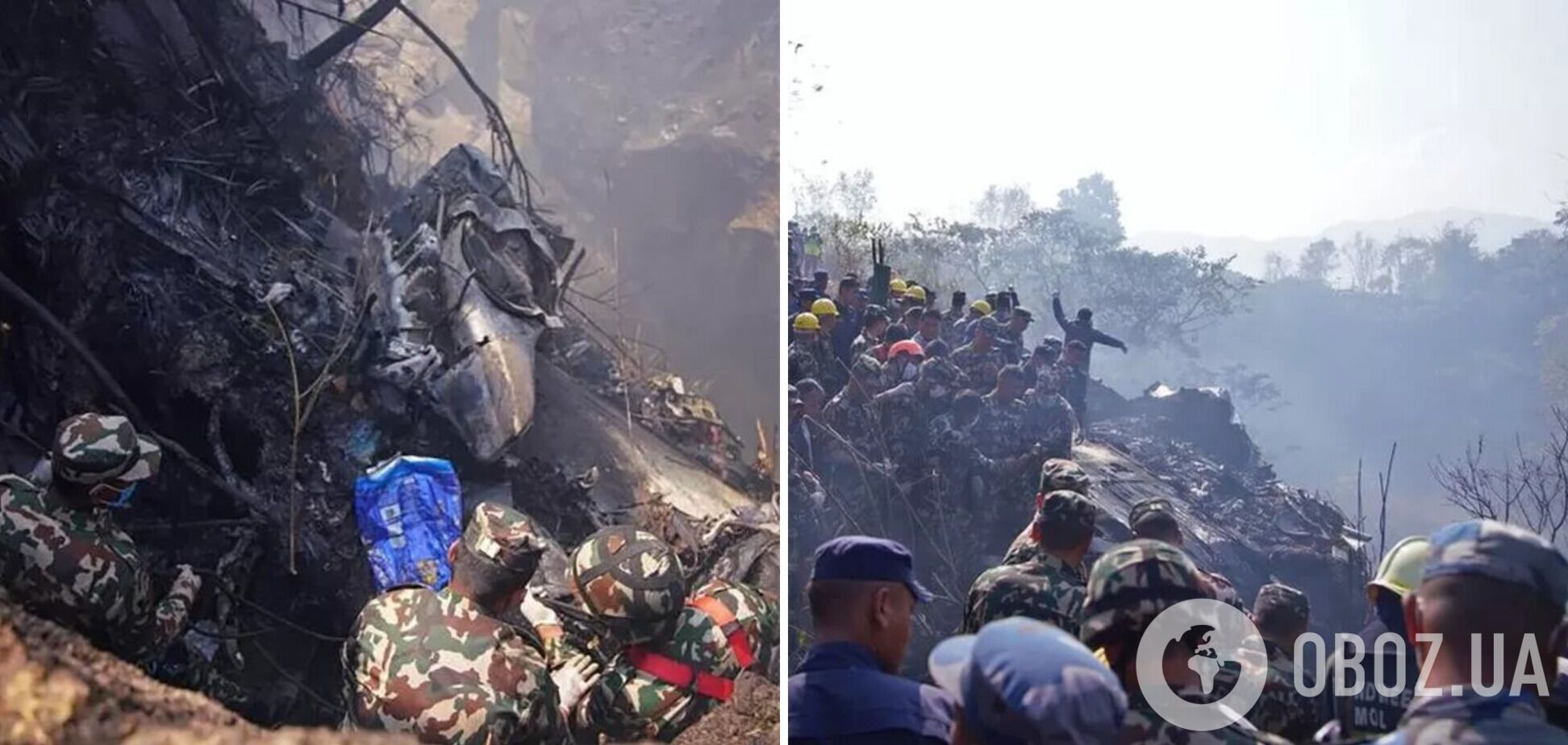 Пасажир літака, що розбився в Непалі, встиг зняти відео за секунди до смерті. 18+