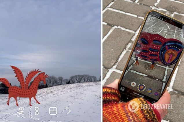 Для того чтобы увидеть героев рисунков нужен смартфон