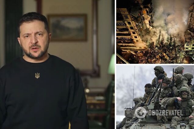 Российский теракт в Днепре и наступление РФ на Донбассе требуют новых решений в поставке Украине оружия и защиты от ракет, – Зеленский