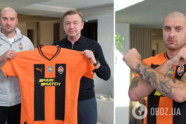 Ракицкий вернулся в 'Шахтер' и заговорил на украинском. Видео