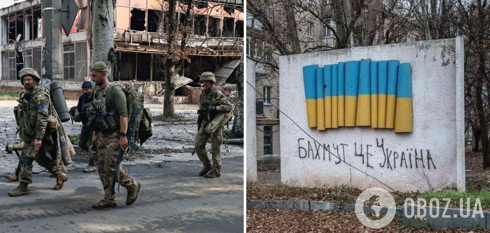 'На Бахмутском направлении идут тяжелые бои': украинские пограничники показали новое видео из самой горячей точки фронта