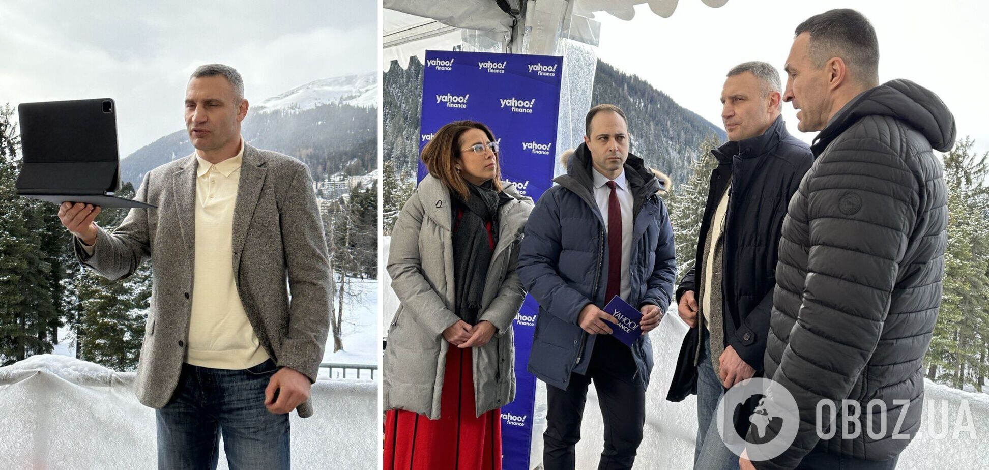 Кличко про форум в Давосі: ми говоримо про життєвоважливі речі для України – системи ППО, важке озброєння