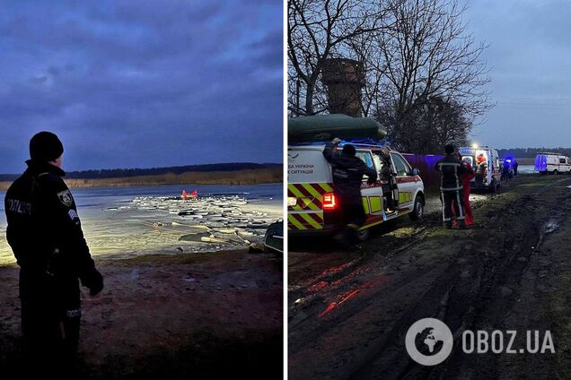 На Київщині під кригу провалилися 4 дітей: двох дівчаток врятувати не вдалося. Фото і відео