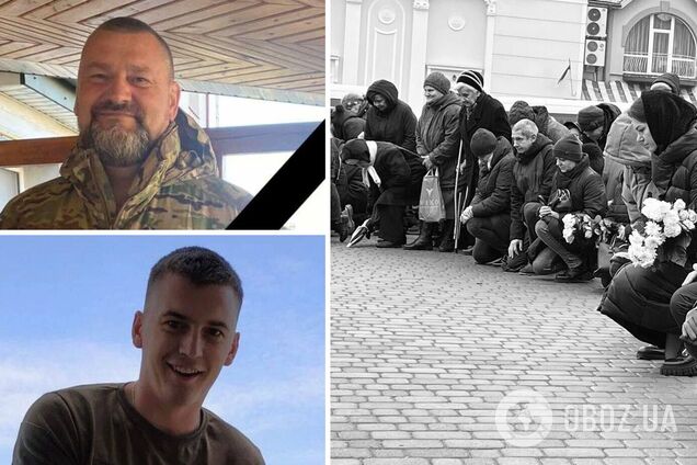 На Волыни простились с отцом и сыном, погибшими в один день в боях за Украину. Фото