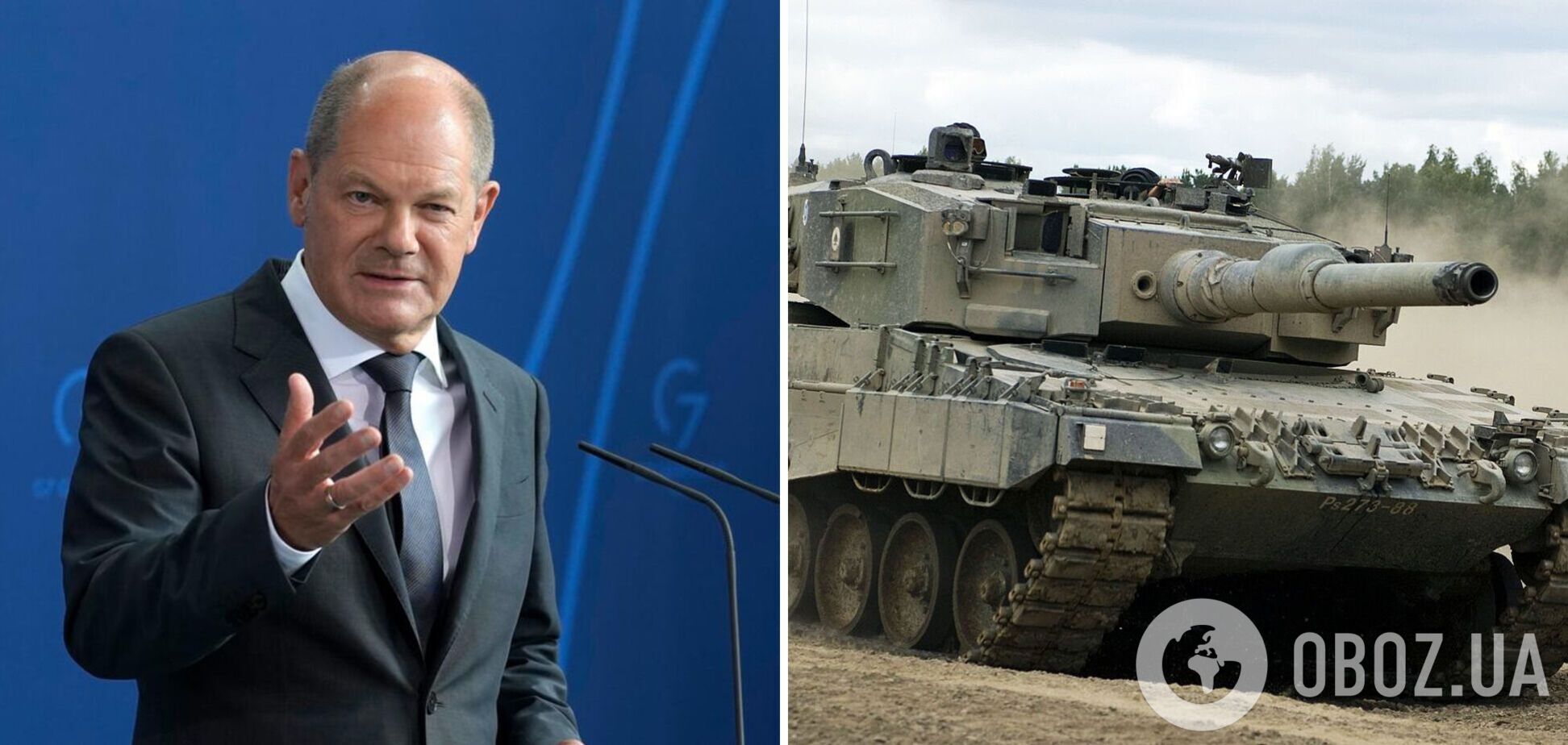 Шольц заявив, що Німеччина веде переговори із союзниками щодо постачання танків Leopard 2 Україні