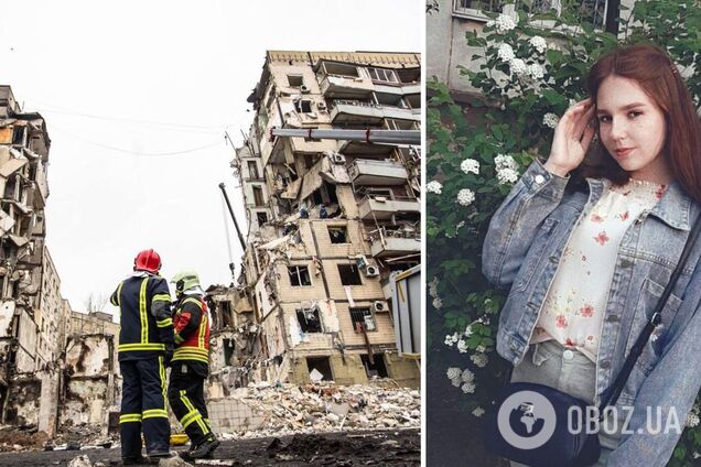 Пострадавшая в результате прилета ракеты по многоэтажке Анна Котова
