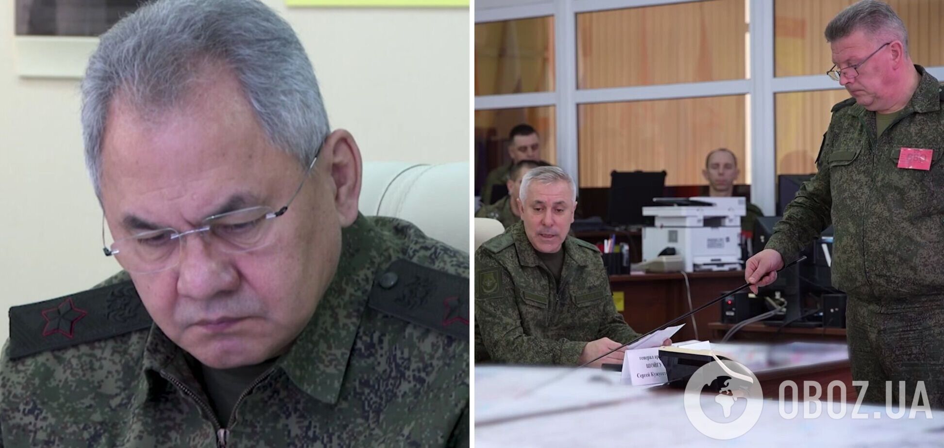 У Росії знову заявили про візит Шойгу в зону бойових дій і показали відео з командного штабу: нібито інспектував війська