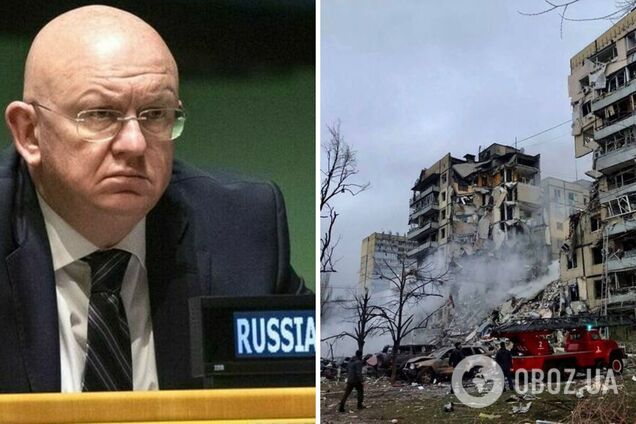 Небензя в Радбезі ООН звинуватив Україну в захисті своєї території та обстрілі будинку в Дніпрі з ППО