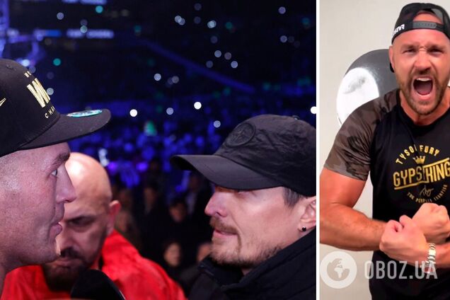 'Кролик, я иду за тобой!' Фьюри грозно ответил Усику, который назвал Тайсона пузатым