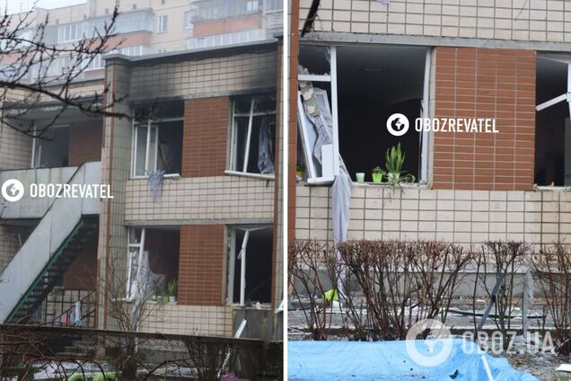 Как выглядит детсад в Броварах после авиакатастрофы. Видео