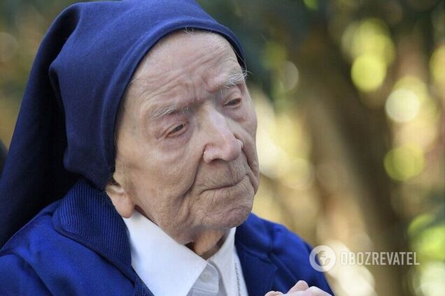 Во Франции умер самый старый человек в мире – монахиня Люсиль Рандон. Фото