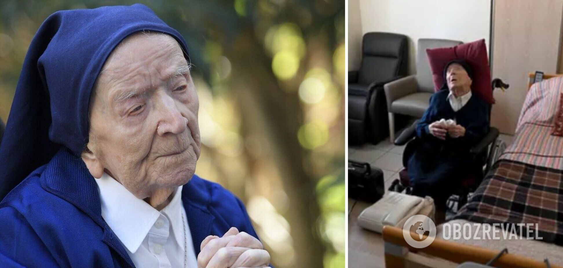 Во Франции умер самый старый человек в мире – монахиня Люсиль Рандон. Фото