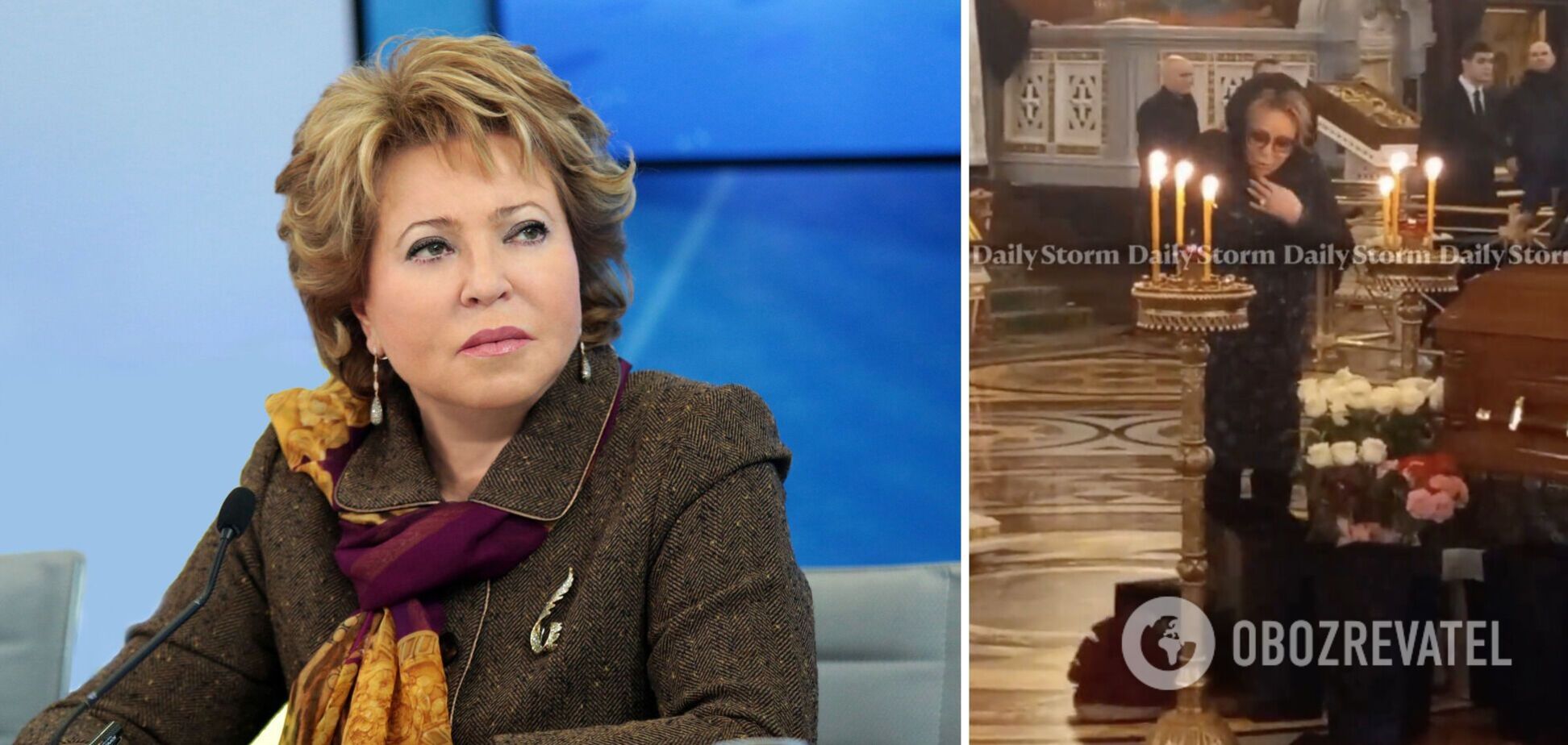 Поганий знак: путіністка Матвієнко зганьбилася на похороні Чурікової. Відео