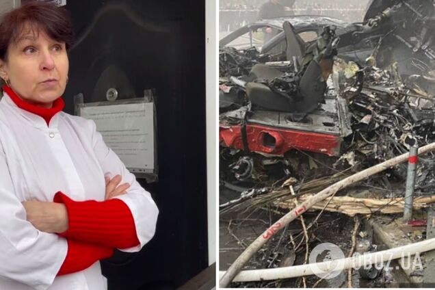 'Страшный дым и зарево, начали детей выносить': очевидица трагедии в Броварах рассказала о первых минутах после авиакатастрофы. Видео