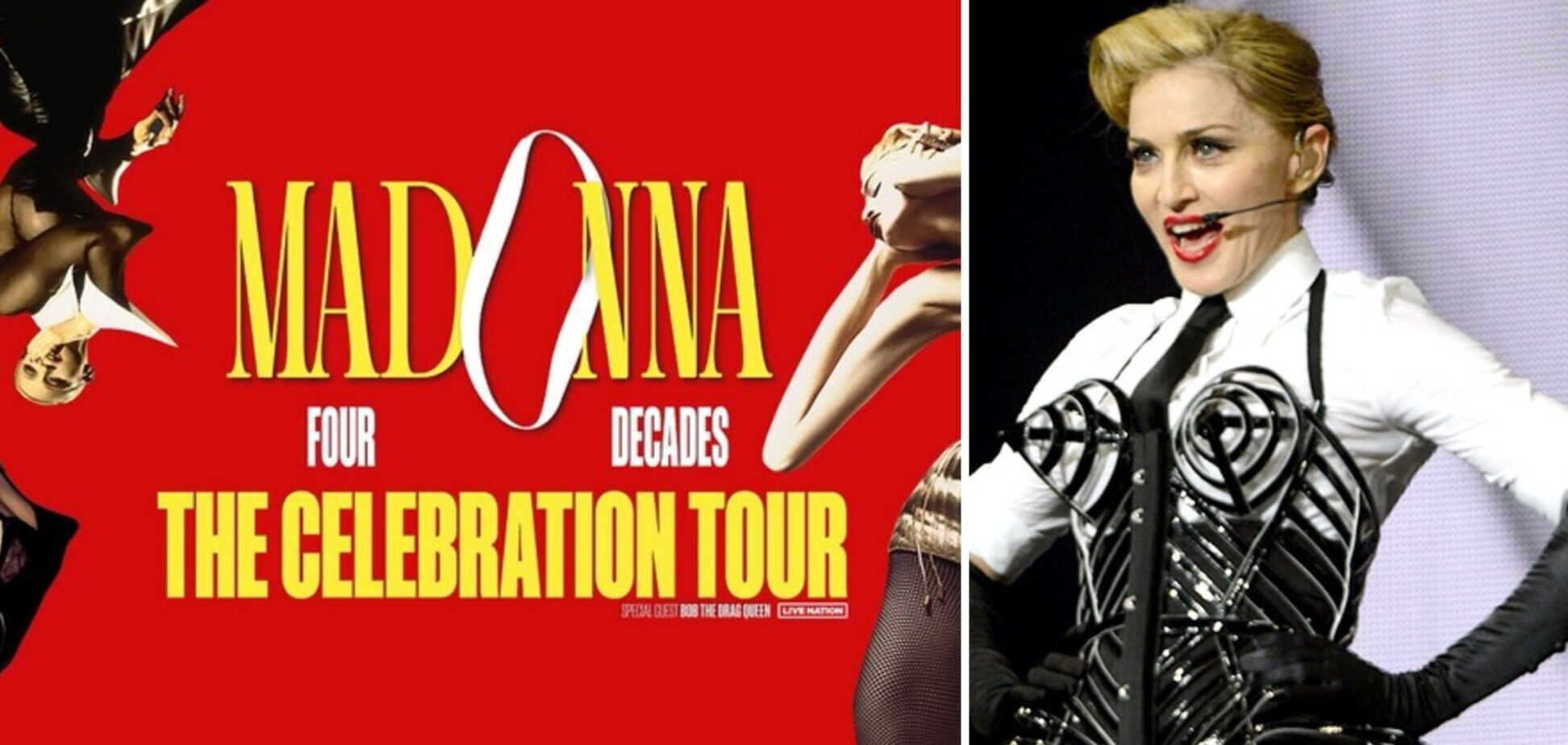 Мадонна оголосила про світове турне Celebration Greatest Hits з нагоди 40-річчя на сцені 