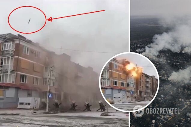 Обстрел Бахмута военными РФ