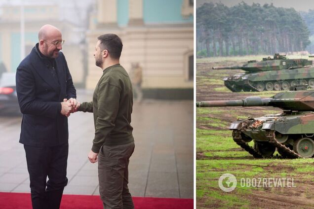 Польща, Фінляндія, Португалія, Іспанія та інші країни готові передати Україні танки, – Зеленський на зустрічі з Мішелем