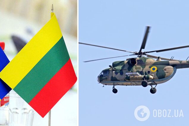 Литва передасть Україні пакет допомоги, в який увійдуть два гелікоптери