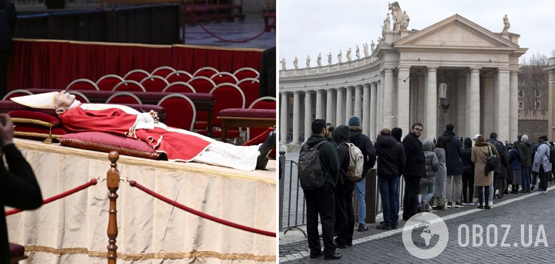 У Ватикані почалося прощання з Бенедиктом XVI