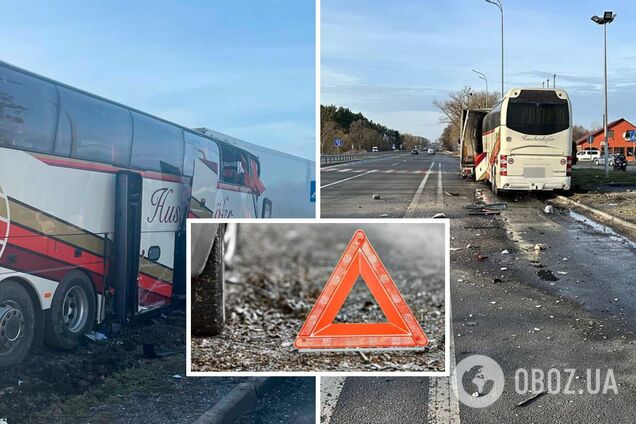 На Житомирщині трапилася ДТП за участі вантажівки та автобуса