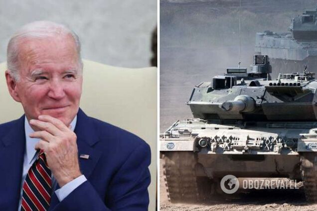 Байден пообещал Украине всю необходимую помощь, отвечая на вопрос о Leopard 2