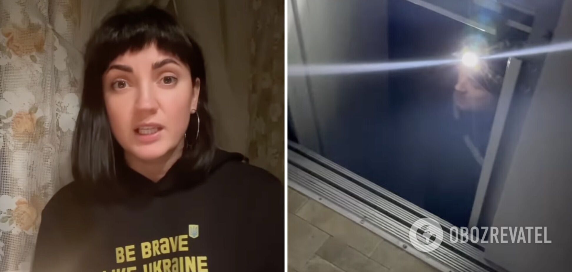 Оля Цыбульская застряла в лифте между этажами, потому что забыла о графике отключения света: певица показала, как ее спасали