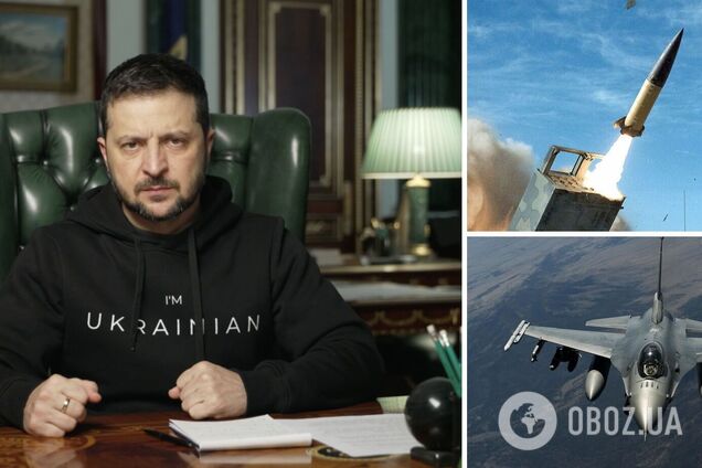Зеленский призвал союзников обсудить предоставление Украине дальнобойных ракет и F-16 на следующем 'Рамштайне'